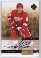 Autographed Ultimate Rookies - Gustav Nyquist #/299