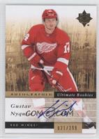 Autographed Ultimate Rookies - Gustav Nyquist #/299