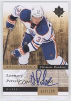 Autographed Ultimate Rookies - Lennart Petrell #/299