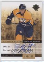 Autographed Ultimate Rookies - Blake Geoffrion #/299