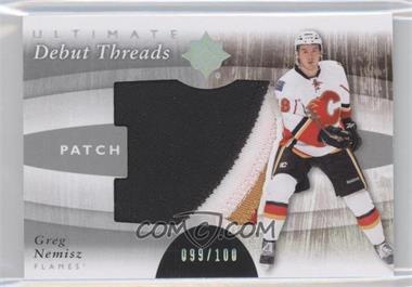 2011-12 Ultimate Collection - Debut Threads - Patch #DT-GN - Greg Nemisz /100