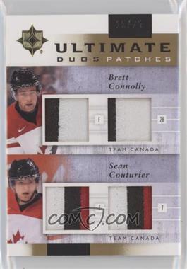 2011-12 Ultimate Collection - Ultimate Duos Jerseys - Patches #UDJ-CC - Brett Connolly, Sean Couturier /25