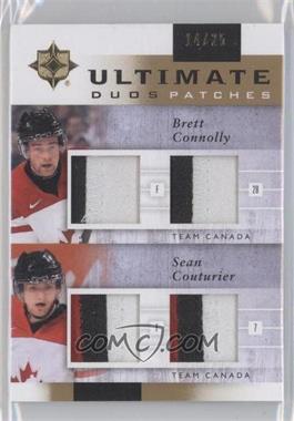 2011-12 Ultimate Collection - Ultimate Duos Jerseys - Patches #UDJ-CC - Brett Connolly, Sean Couturier /25