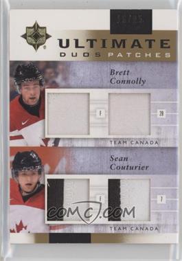 2011-12 Ultimate Collection - Ultimate Duos Jerseys - Patches #UDJ-CC - Brett Connolly, Sean Couturier /25