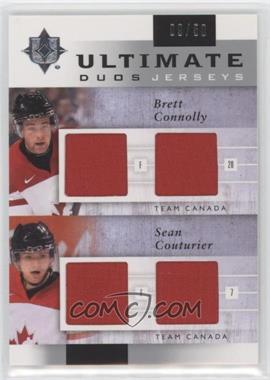 2011-12 Ultimate Collection - Ultimate Duos Jerseys #UDJ-CC - Brett Connolly, Sean Couturier /50