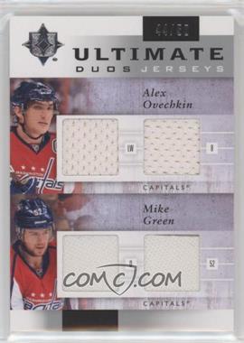 2011-12 Ultimate Collection - Ultimate Duos Jerseys #UDJ-OS - Alex Ovechkin, Alexander Semin /50