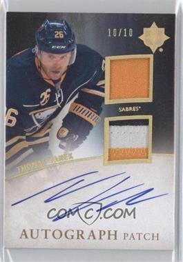 2011-12 Ultimate Collection - Ultimate Jerseys - Autographs Patches #UJ-TV - Thomas Vanek /10
