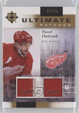 2011-12 Ultimate Collection - Ultimate Jerseys - Patches #UJ-PD - Pavel Datsyuk /35