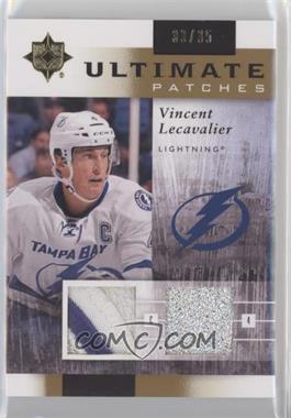 2011-12 Ultimate Collection - Ultimate Jerseys - Patches #UJ-VL - Vincent Lecavalier /35