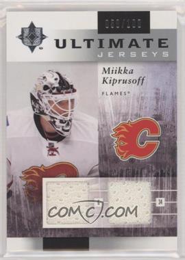 2011-12 Ultimate Collection - Ultimate Jerseys #UJ-MK - Miikka Kiprusoff /100