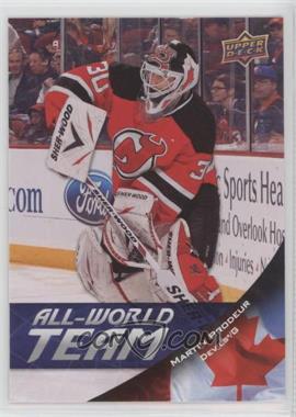 2011-12 Upper Deck - All-World Team #AW19 - Martin Brodeur