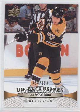 2011-12 Upper Deck - [Base] - UD Exclusives #188 - Zdeno Chara /100