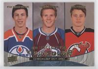 Young Guns Checklist - Ryan Nugent-Hopkins, Gabriel Landeskog, Adam Larsson #/1…