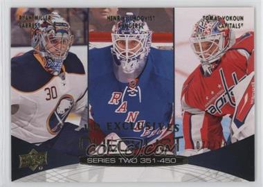 2011-12 Upper Deck - [Base] - UD Exclusives #450 - Checklist - Ryan Miller, Henrik Lundqvist, Tomas Vokoun /100