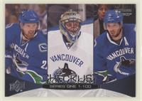 Daniel Sedin, Roberto Luongo, Ryan Kesler