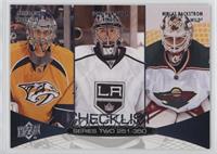 Pekka Rinne, Jonathan Quick, Niklas Backstrom