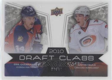 2011-12 Upper Deck - Draft Class #DC-GF - Justin Faulk, Erik Gudbranson /10 [EX to NM]