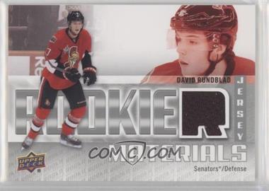 2011-12 Upper Deck - Rookie Materials #RM-DR - David Rundblad