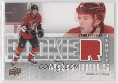 2011-12 Upper Deck - Rookie Materials #RM-DR - David Rundblad