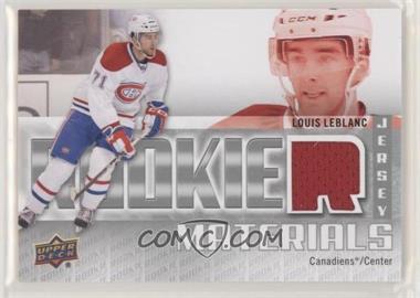 2011-12 Upper Deck - Rookie Materials #RM-LL - Louis Leblanc