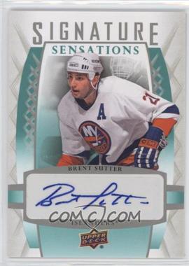 2011-12 Upper Deck - Signature Sensations #SS-SU - Brent Sutter