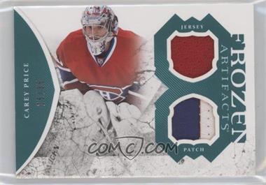 2011-12 Upper Deck Artifacts - Frozen Artifacts Jerseys - Green Jersey/Patch #FA-CP - Carey Price /35 [EX to NM]