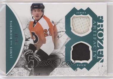 2011-12 Upper Deck Artifacts - Frozen Artifacts Jerseys - Green Jersey/Patch #FA-JV - James van Riemsdyk /35