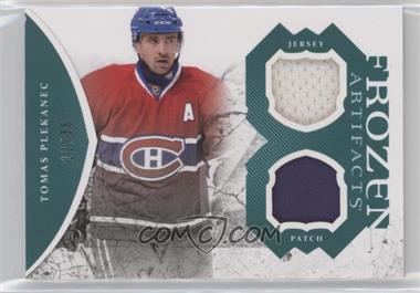 2011-12 Upper Deck Artifacts - Frozen Artifacts Jerseys - Green Jersey/Patch #FA-TP - Tomas Plekanec /35