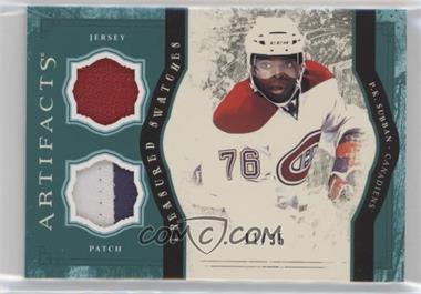 2011-12 Upper Deck Artifacts - Treasured Swatches - Green Jersey/Patch #TS-PS - P.K. Subban /35