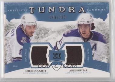 2011-12 Upper Deck Artifacts - Tundra Tandems Dual Jerseys - Blue #TT2-KD - Drew Doughty, Anze Kopitar /225