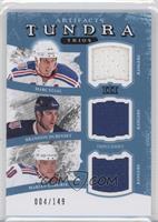 Marian Gaborik, Marc Staal, Brandon Dubinsky #/149