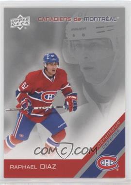 2011-12 Upper Deck McDonald's Montreal Canadiens - [Base] #18 - Raphael Diaz