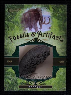 2011-12 Upper Deck Parkhurst Champions - Fossils & Artifacts #FA-MF - Mammoth Femur