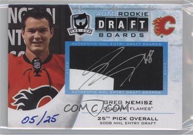 2011-12 Upper Deck The Cup - Auto Rookie Draft Boards #DB-GN - Greg Nemisz /25