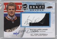 Peter Holland #/25