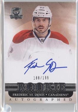 2011-12 Upper Deck The Cup - [Base] #102 - Autographed Rookie - Frederic St. Denis /199