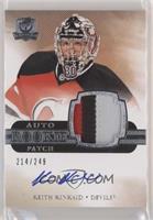 Auto Rookie Patch - Keith Kinkaid #/249