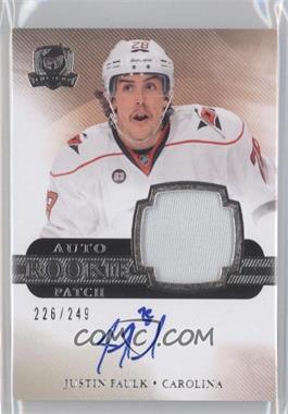 2011-12 Upper Deck The Cup - [Base] #151 - Auto Rookie Patch - Justin Faulk /249