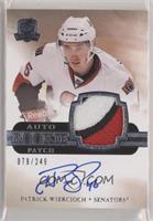 Auto Rookie Patch - Patrick Wiercioch #/249