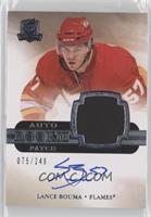 Auto Rookie Patch - Lance Bouma #/249