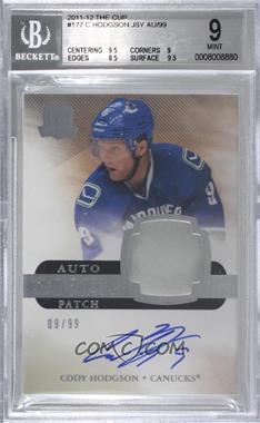 2011-12 Upper Deck The Cup - [Base] #177 - Auto Rookie Patch - Cody Hodgson /99 [BGS 9 MINT]