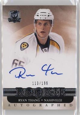 2011-12 Upper Deck The Cup - [Base] #96 - Autographed Rookie - Ryan Thang /199