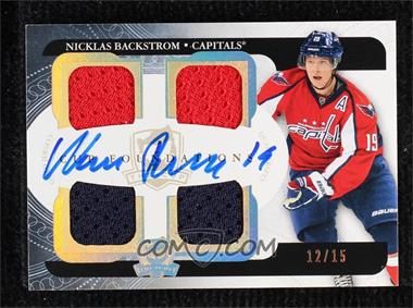 2011-12 Upper Deck The Cup - Cup Foundations Quad - Autographs #CF-NB - Nicklas Backstrom /15 [EX to NM]