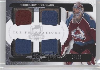 2011-12 Upper Deck The Cup - Cup Foundations Quad #CF-PR - Patrick Roy /25