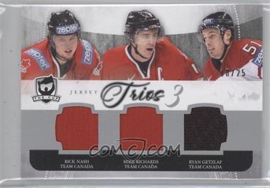 2011-12 Upper Deck The Cup - Cup Trios #C3-GOLD6 - Rick Nash, Mike Richards, Ryan Getzlaf /25