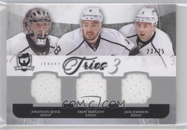 2011-12 Upper Deck The Cup - Cup Trios #C3-KINGS - Jonathan Quick, Drew Doughty, Jack Johnson /25
