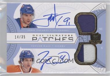2011-12 Upper Deck The Cup - Dual Signature Patches #SP2-TH - John Tavares, Taylor Hall /35