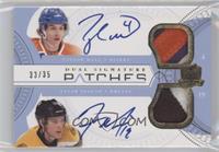 Taylor Hall, Tyler Seguin [EX to NM] #/35