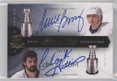 2011-12 Upper Deck The Cup - Dual Stanley Cup Signatures #SC2-BG - Mike Bossy, Clark Gillies /25