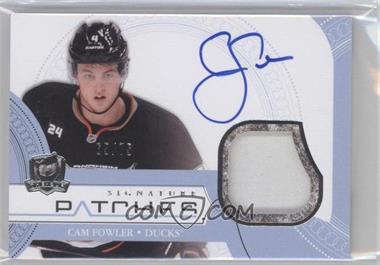 2011-12 Upper Deck The Cup - Signature Patches #SP-CF - Cam Fowler /75